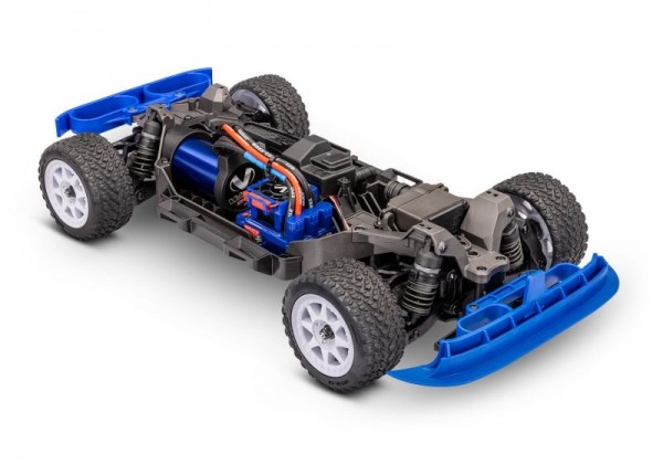 TRAXXAS MINI-Rally VXL-Power 4x4 blau Ford RS200 RTR Brushless, HD-Teile, mit 2S Lipo/Lader