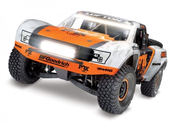 TRAXXAS UNLIMITED DESERT RACER 4X4 VXL FOX-EDITION RTR + LED 1/7 4WD PRO-SCALE RACE-TRUCK BRUSHLESS