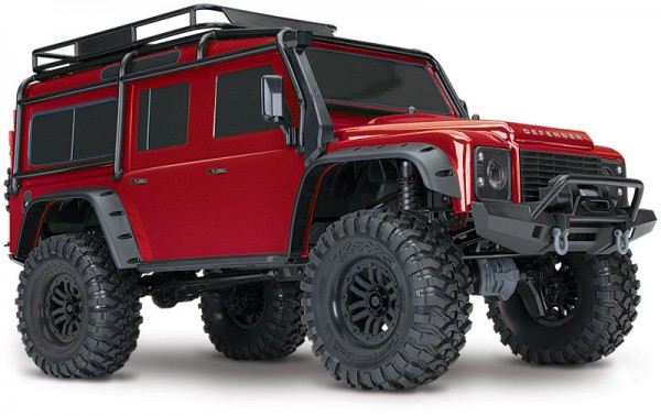 TRAXXAS TRX-4 LAND ROVER DEFENDER CRAWLER 1:10 4WD 2.4GHZ (LINK-FÄHIG) RTR ROT