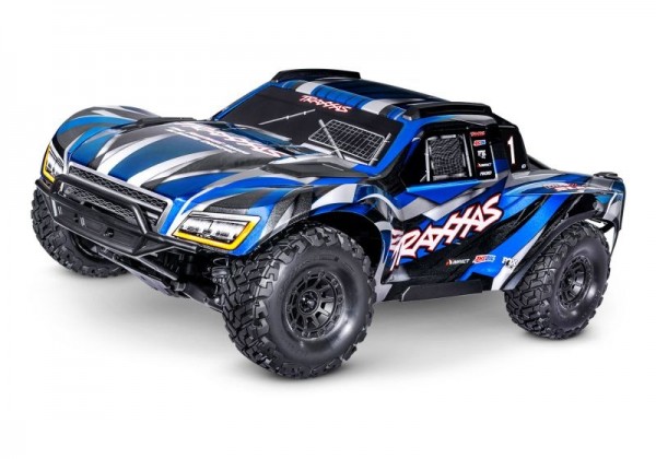 NEU TRAXXAS MAXX-SLASH 6S 4X4 BLAU 1/8 SHORT-COURSE-TRUCK RTR BRUSHLESS, OHNE AKKU UND LADEGERÄT ONL