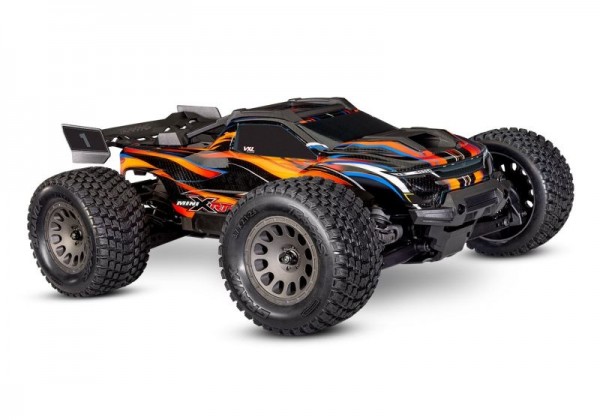 NEU TRAXXAS MINI-XRT 3S-Power 4x4 orange 1/16 Monster-Truck RTR Brushless, HD-Teile, mit 2S Lipo/Lad