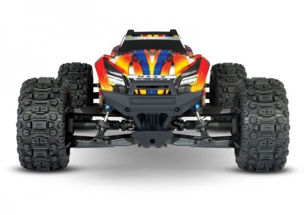 NEU TRAXXAS MAXX 1:10 RTR TSM SR VXL4S REGLER O AKKU/LADER 1/10 MONSTER-TRUCK BRUSHLESS GELB