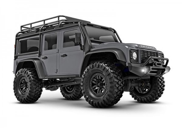 NEU TRAXXAS TRX-4M LR DEFENDER 4X4 SILBER RTR INKL. AKKU/LADER 1/18 4WD SCALE-CRAWLER / FD-LADENVK 0