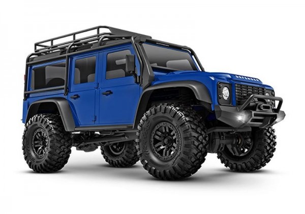 TRAXXAS TRX-4M LR DEFENDER 4X4 BLAU 1/18 CRAWLER RTR BRUSHED, MIT AKKU UND 12V LADEGERÄT