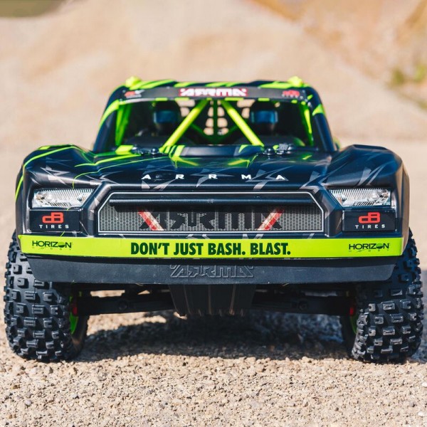 1/7 MOJAVE 6S V2 4WD BLX Desert Truck with Spektrum Firma RTR, Green/Black