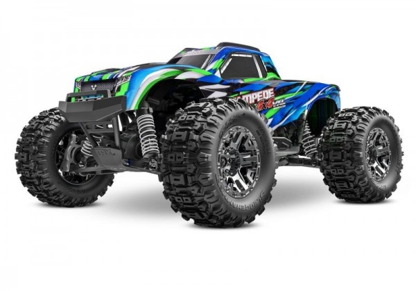 TRAXXAS Stampede 4x4 VXL HD grün 1/10 Monster-Truck RTR Brushless, ohne Akku und Ladegerät Clipless