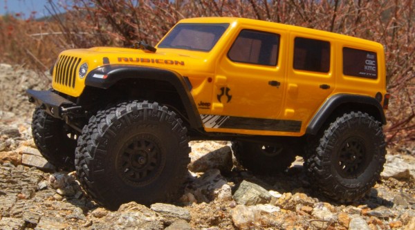 1/24 SCX24 2019 Jeep Wrangler JLU CRC Rock Crawler 4WD RTR, Yellow (AXI00002T2)