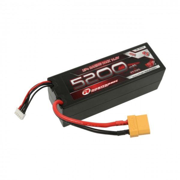 Robitronic LiPo Akku 5200mAh 4S 40C XT-90 Stecker