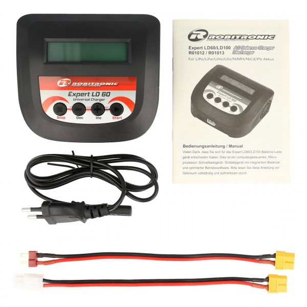 Robitronic Expert LD 60 Ladegerät LiPo 2-4s 6A 60W